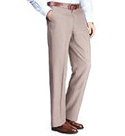Crease Resistant Flat Front Trousers