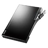 I-O DATA USB3.0/2.0接続 ポータブルハードディスク「カクうす」 ピアノブラック 1.0TB HDPV-UT1.0KB