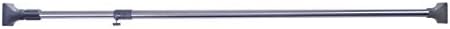 BYN Extendable Shower Curtain Rod Clothes Rack Shower Curtain Pole,56.5-90.5 Inch