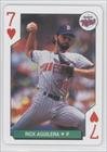 1991 U.S. Playing Cards All-Stars #7H - Rick Aguilera