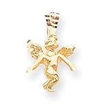 14k Guardian Angel Charm - Measures 14x7mm