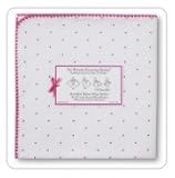 Swaddle Designs Ultimate Receiving Blanket - Fuchsia Hearts