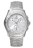Ebel 9251F44-6325 Classic Wave Silver Dial Stainless Steel Men's Chronograph Watch