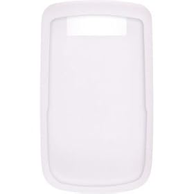 BlackBerry Silicone Rubber Gel Skin Cover Wrap for BlackBerry Tour 9630 (White Bulk) [Packaging]