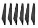 EK1-0312 Plastic Blade A, 3 Sets(6 A Blades) for E-SKY LAMA V4, 9081 and other helicopters