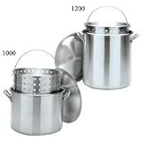 Bayou Classic 120-qt. Stockpot with Lid and Basket
