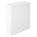 Wilson Jones 363 Line Basic Plus Locking Round Ring View Binder, 1.5" Capacity, 8.5" x 11" Sheet Size, White (W363-34WA)
