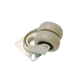 Doppel-Lenkrolle Transportrolle Laufrolle 50x18x18mm V