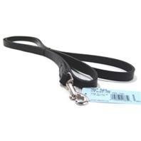 Hamilton 3/4" x 6' Black Leather Training Dog Lead