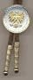 Polish 5 Zlotych "Eagle" Two Tone Coin Bolo Tie