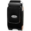 EXECUTIVE CLEVO BLACK LEATHER VERTICAL CASE POUCH (With Belt Clip) for LG Rumor LX260, Rumor 2 LX265, Incite CT810 / Samsung Rant M540, Messager R450, Gravity T459, Exclaim M550 / Motorola Clutch I465, QA4 / HTC My Touch 3G RETAIL PACKAGING