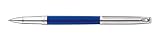 Caran D'ache Madison Bicolor Blue Silver Plated Rollerball Pen - CA-4670486