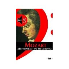 Meisterwerke - 40 Stunden mp3. Wolfgang Amadeus Mozart. DVD-ROM