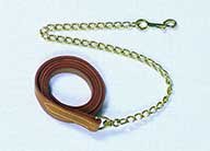 Lead with Chain, 6' Brown