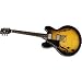 Gibson ES-335 Dot Left-Handed Electric Guitar with Satin Finish Vintage Sunburst Nickel Hardware