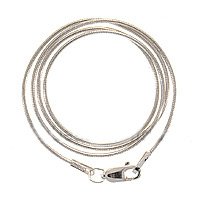 Deal Sterling Silver Snake Chain 16 Inch X 1mm Necklace