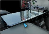 Rear Deck Plate 24" Diamond Tread Aluminum