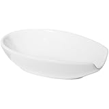 Oggi 5429.1 Ceramic Spoon Rest, White