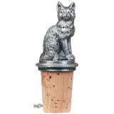 Review HomeAndWine.com  / Cat Pewter Wine Bottle Stopper