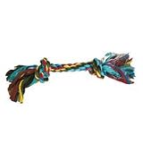 Multicolor Booda Bone - Cotton Bone - Medium for dogs 18 to 44 pounds - 13 long
