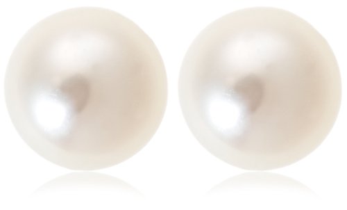 14k Yellow Gold 5.75-6mm Freshwater Cultured Pearl Stud Earrings