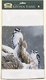 Downy Woodpecker Towel