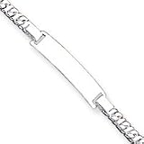 Sterling Silver Child ID Bracelet - 6 Inch