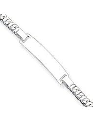 Sterling Silver Baby ID Bracelet