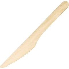 100 Messer, Holz 16,5 cm Einwegbesteck