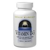 Vitamin D 1000 IU - Supports Immune System And Strong Bones, 100 tabs., (Source Naturals)