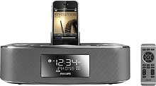 Philips - Alarm Clock Radio with Apple® iPod® and iPhone® Dock
