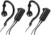 Electronics : Midland AVPH4 Ear Clip Headsets for Midland GMRS (Pair)