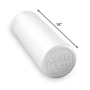 OPTP Axis White Foam Roller - Full Round - 18