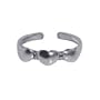 .925 Sterling Silver New Hearts Toe Ring