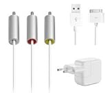 APPLE MC748ZM/A AV composite cable for iPod classic (6G), iPod nano 3G, iPod touch, iPod 5G