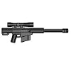 Brickarms Custom Lego Minifigure Weapon - HIGH CALIBER SNIPER RIFLE (HCSR) in BLACK