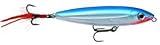 X Rap Walk 13 5 1/4" 1 1/4oz w/VMC Sure Set Hook Silver Blue - Rapala XRW13-SB, Fishing Lures & Lure Kits