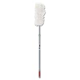 RUBBERMAID Hiduster Plus Antimicrobial Angled Overhead Duster, Extends to 51, White