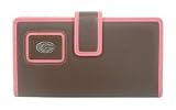 Georgia Bulldogs Brown and Pink Checkbook Wallet