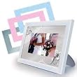 Widescreen Digital Photo Frame with 3 Interchangeable Borders