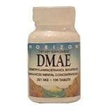Dmae Tablets For Long And Short Term Memory, By Horizon Nutraceuticals - 100 Ea