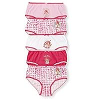 5 Pack Pure Cotton Emily Button™ Briefs