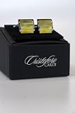 Cufflinks - Cristoforo Cardi Lemon Mosaic Catseye