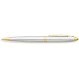 Franklin Covey Lexington, Ballpoint Pen, Polished Chrome with Gold Appointments, by Cross(FC0012IM-3)