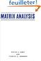 Matrix Analysis