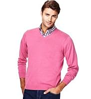 Blue Harbour Pure Cotton V-Neck Jumper