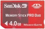 SANDISK CORPORATION - GAMING, 4GB MEMORY STICK PRO DUO