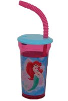 Childrens Toyshop  Toys : Disney the Little Mermaid Ariel 12 Oz. Tumbler Sports Bottle Cup & Straw