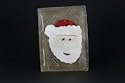 Santa Christmas card for Dogs made with Edible Rawhide - Reg and Ruby