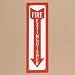 Fire Extinguisher Locator Sign with Arrow, 4 x 13, Red/White (AVT83501) Category: Signs, Letters and Message Boards